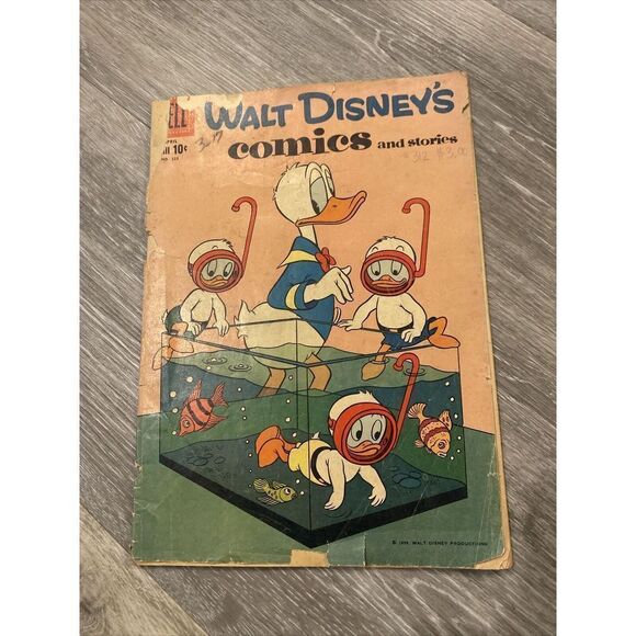 * WALT DISNEY'S COMICS & STORIES #223 * DONALD DUCK Silver Age Dell 1959 … GD/VG - Picture 1 of 9